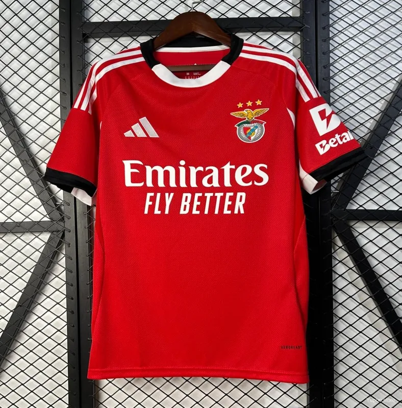 Camiseta SL Benfica 2025/26 LOCAL MANGA CORTA VERSION FAN